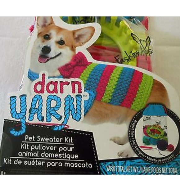 DARN YARN Pet Sweater Kit Pre-Teen Hobby - Picture 5 of 6